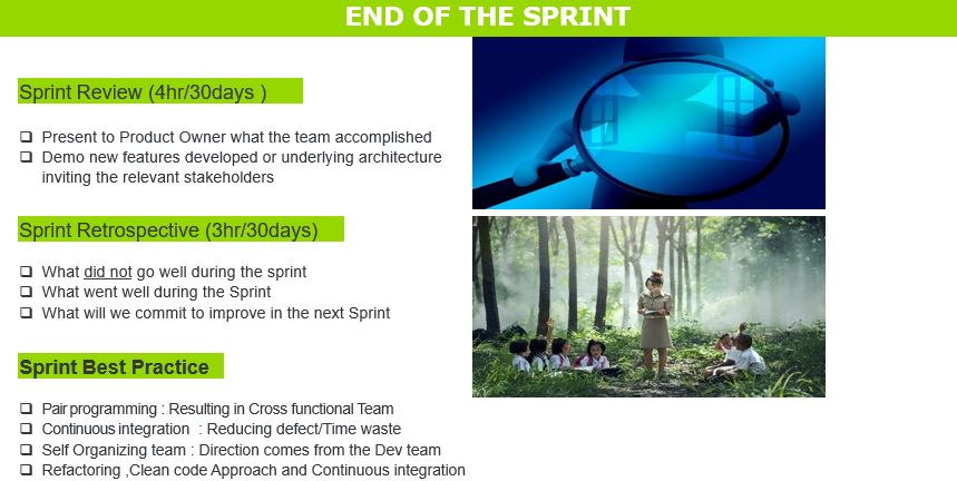 Sprint Review and Retrospective